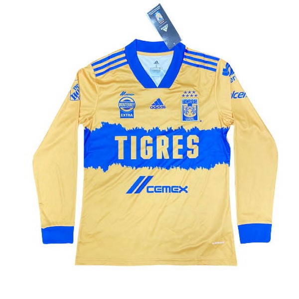 Tailandia Camiseta Tigres de la UANL 1ª Kit 2020 2021 Amarillo